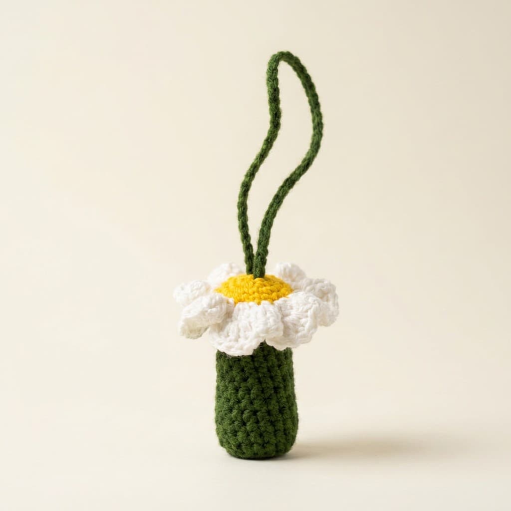 Daisy Crochet Lip Balm Holder